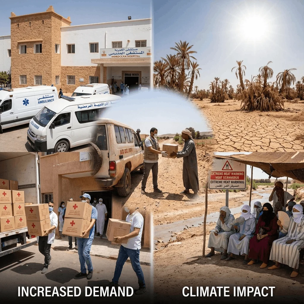 Fournitures médicales et équipements hospitaliers au Maroc face aux effets des changements climatiques